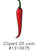 Chili Pepper Clipart #1313975 by Vector Tradition SM