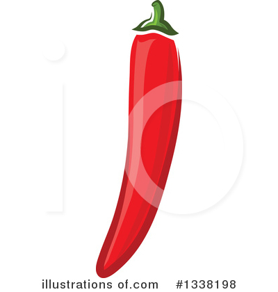 Royalty-Free (RF) Chili Pepper Clipart Illustration by Vector Tradition SM - Stock Sample #1338198