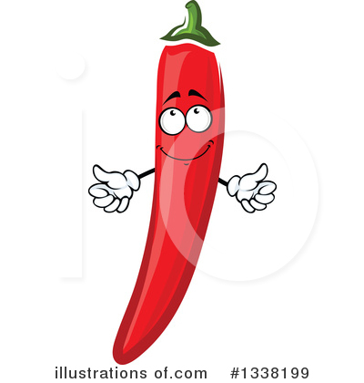 Royalty-Free (RF) Chili Pepper Clipart Illustration by Vector Tradition SM - Stock Sample #1338199