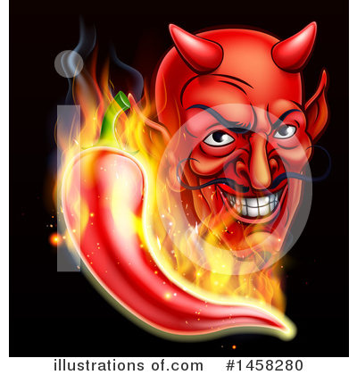 Royalty-Free (RF) Chili Pepper Clipart Illustration by AtStockIllustration - Stock Sample #1458280
