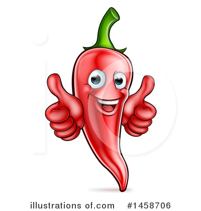 Peppers Clipart #1458706 by AtStockIllustration