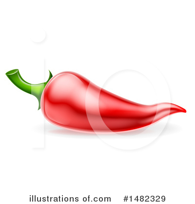 Chili Pepper Clipart #1482329 by AtStockIllustration