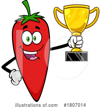 Red Pepper Clipart #1807014 by Hit Toon
