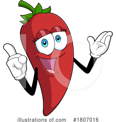 Red Chili Pepper Clipart #1807016 by Hit Toon