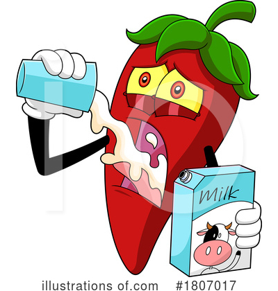 Milk Clipart #1807017 by Hit Toon
