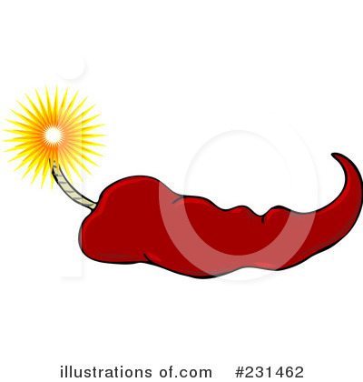 Royalty-Free (RF) Chili Pepper Clipart Illustration by djart - Stock Sample #231462
