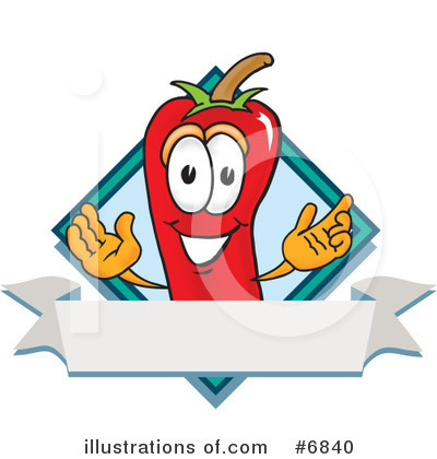 Royalty-Free (RF) Chili Pepper Clipart Illustration by Mascot Junction - Stock Sample #6840