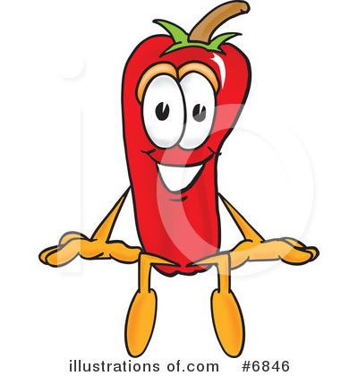 Chili Pepper Clipart #6846 by Mascot Junction