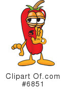 Chili Pepper Clipart #6851 by Mascot Junction