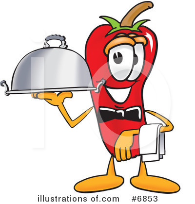 Royalty-Free (RF) Chili Pepper Clipart Illustration by Mascot Junction - Stock Sample #6853