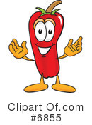 Chili Pepper Clipart #6855 by Mascot Junction