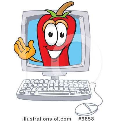 Chili Pepper Clipart #6858 by Toons4Biz