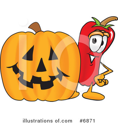 Chili Pepper Clipart #6871 by Mascot Junction