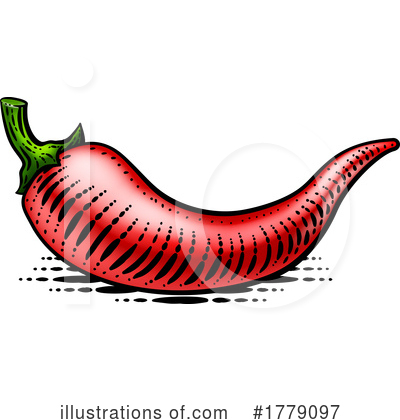 Royalty-Free (RF) Chilli Pepper Clipart Illustration by AtStockIllustration - Stock Sample #1779097