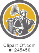Chimney Sweep Clipart #1245450 by patrimonio