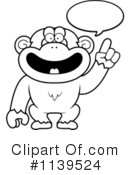 Chimp Clipart #1139524 by Cory Thoman