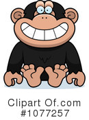 Chimpanzee Clipart #1077257 by Cory Thoman