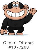 Chimpanzee Clipart #1077263 by Cory Thoman