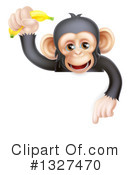 Chimpanzee Clipart #1327470 by AtStockIllustration