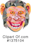 Chimpanzee Clipart #1375104 by patrimonio