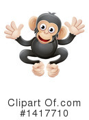 Chimpanzee Clipart #1417710 by AtStockIllustration