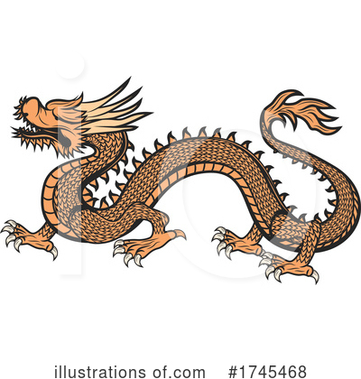 Chinese Dragon Clipart #1745468 by Vector Tradition SM