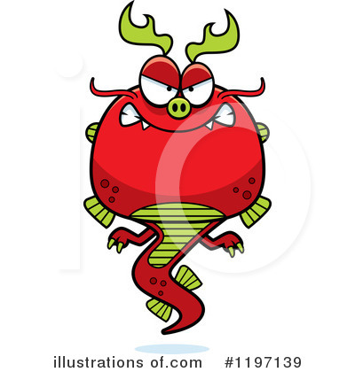 Chinese Dragon Clipart #1197139 by Cory Thoman