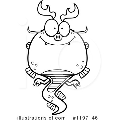 Chinese Dragon Clipart #1197146 by Cory Thoman