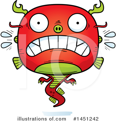 Royalty-Free (RF) Chinese Dragon Clipart Illustration by Cory Thoman - Stock Sample #1451242