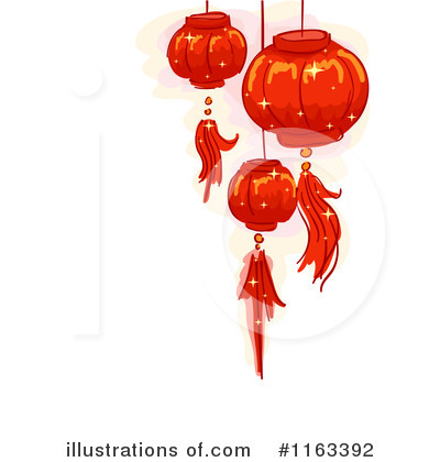 Royalty-Free (RF) Chinese Lanterns Clipart Illustration by BNP Design Studio - Stock Sample #1163392