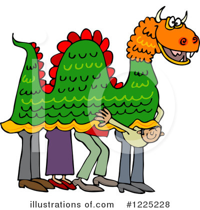 Royalty-Free (RF) Chinese New Year Clipart Illustration by djart - Stock Sample #1225228