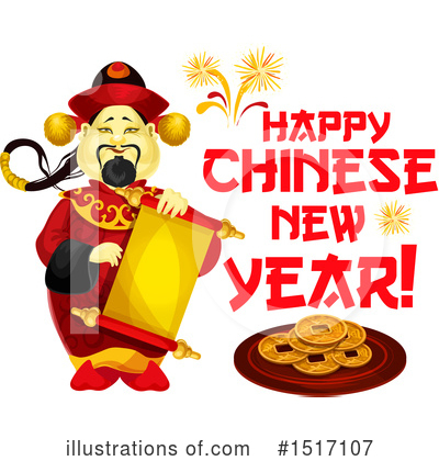 Royalty-Free (RF) Chinese New Year Clipart Illustration by Vector Tradition SM - Stock Sample #1517107