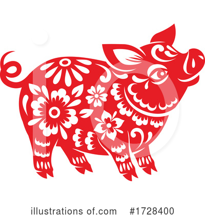 Pigs Clipart #1728400 by Vector Tradition SM