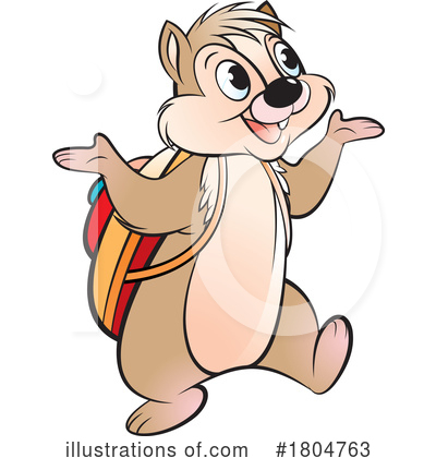 Chipmunk Clipart #1804763 by Lal Perera