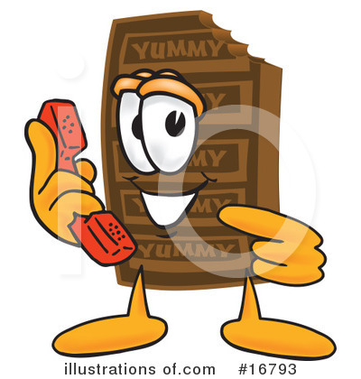 Chocolate Character Clipart #16793 by Toons4Biz