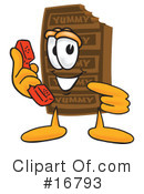 Chocolate Character Clipart #16793 by Mascot Junction