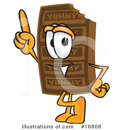 Royalty-Free (RF) Chocolate Character Clipart Illustration by Mascot Junction - Stock Sample #16808