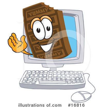 Chocolate Character Clipart #16816 by Toons4Biz
