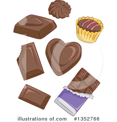 Royalty-Free (RF) Chocolate Clipart Illustration by BNP Design Studio - Stock Sample #1352766