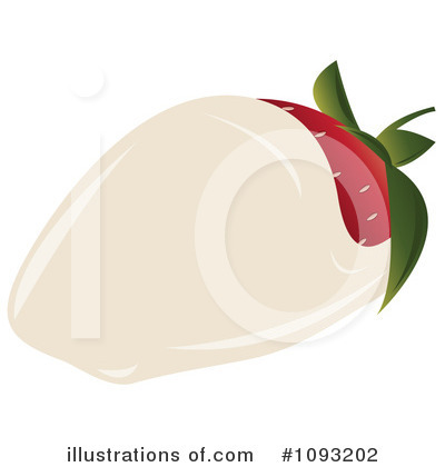 Royalty-Free (RF) Chocolate Dipped Strawberry Clipart Illustration by Randomway - Stock Sample #1093202