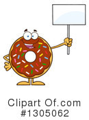 Chocolate Sprinkle Donut Clipart #1305062 by Hit Toon