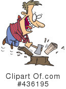 Chopping Wood Clipart #436195 by toonaday