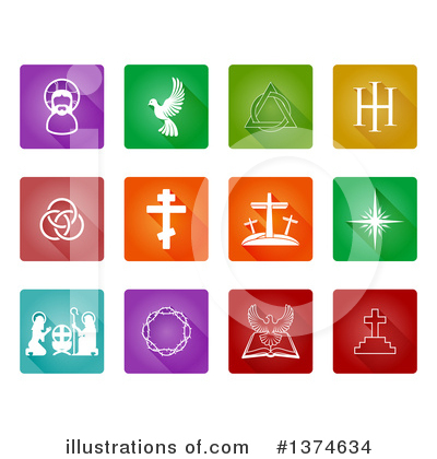 Christian Icons Clipart #1374634 by AtStockIllustration