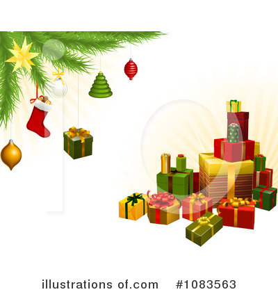 Royalty-Free (RF) Christmas Background Clipart Illustration by AtStockIllustration - Stock Sample #1083563
