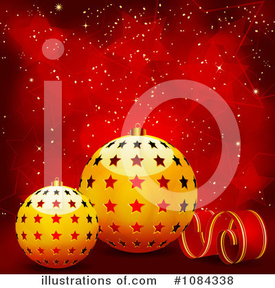 Royalty-Free (RF) Christmas Background Clipart Illustration by elaineitalia - Stock Sample #1084338