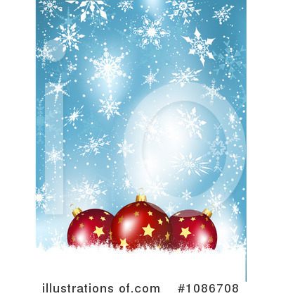 Royalty-Free (RF) Christmas Background Clipart Illustration by KJ Pargeter - Stock Sample #1086708