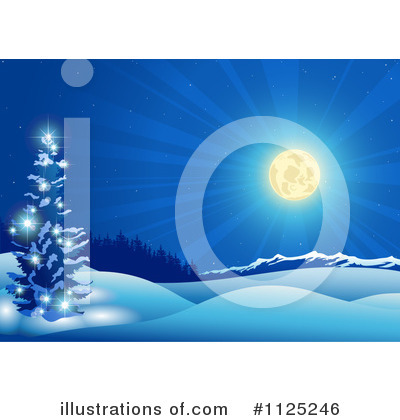 Royalty-Free (RF) Christmas Background Clipart Illustration by dero - Stock Sample #1125246
