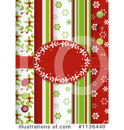 Royalty-Free (RF) Christmas Background Clipart Illustration by elaineitalia - Stock Sample #1136440