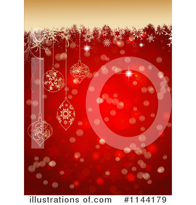 Royalty-Free (RF) Christmas Background Clipart Illustration by KJ Pargeter - Stock Sample #1144179