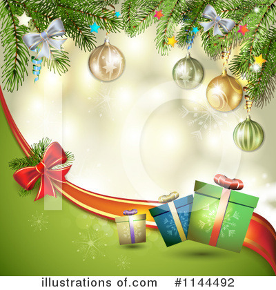 Christmas Background Clipart #1144492 by merlinul